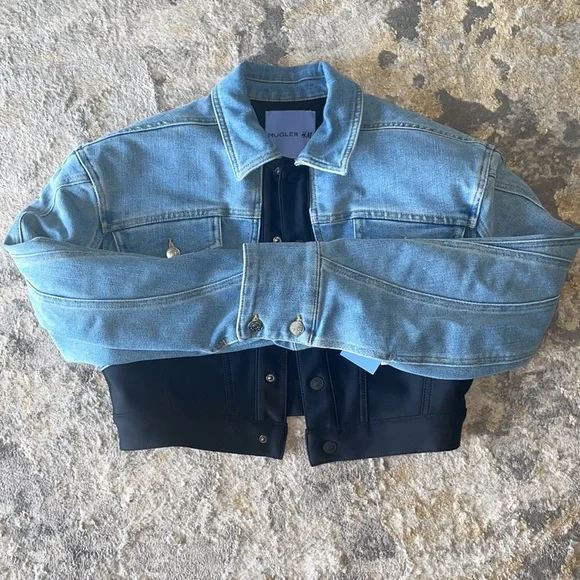 MUGLER x H&M Womens Denim Jacket - Picture 2 of 7